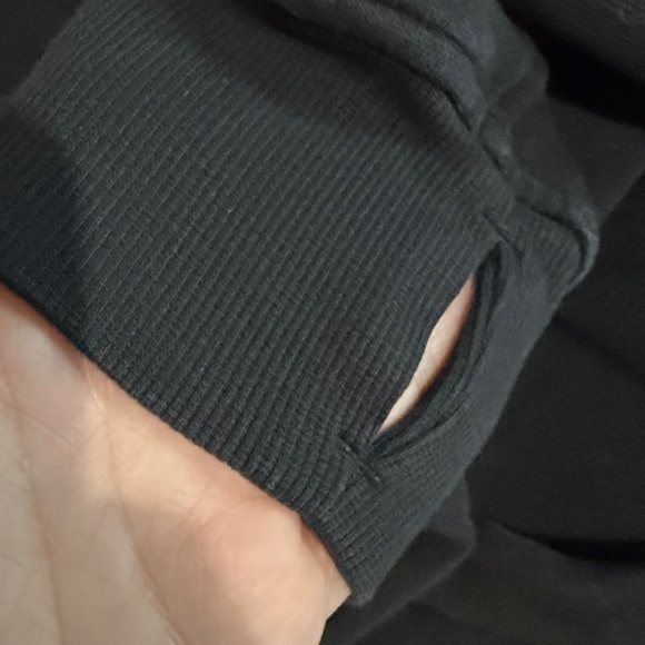 Lululemon Oversized Black Scuba Xs/s Black - Picture 6 of 7